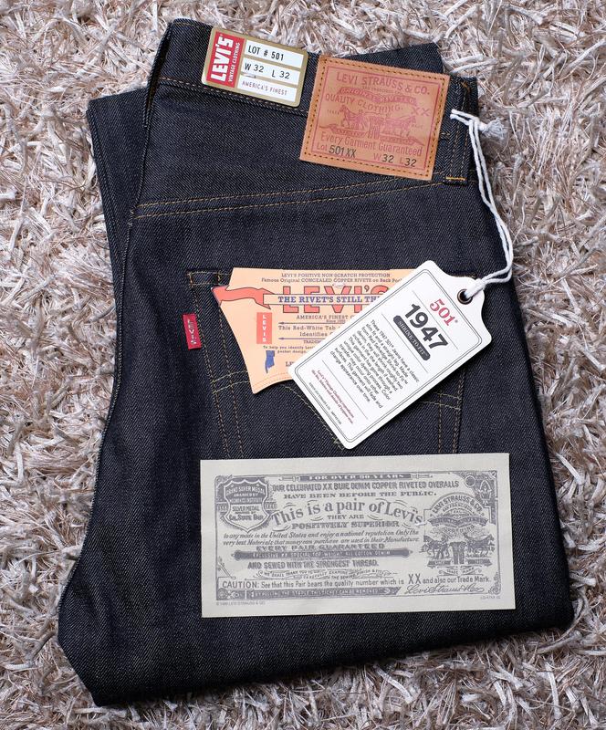 1947 501® Original Fit Selvedge Men's Jeans - Dark Wash | Levi's® US