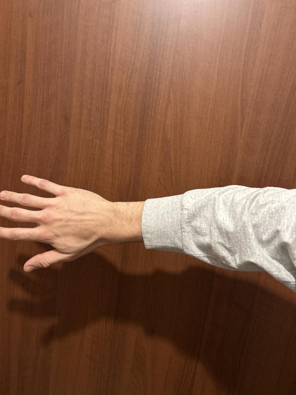 Taglia XL e la manica non arriva a fine polso