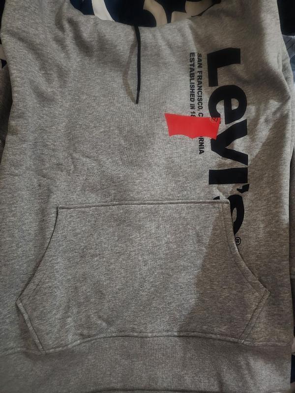 Relaxed Graphic Hoodie Sweatshirt - Grey