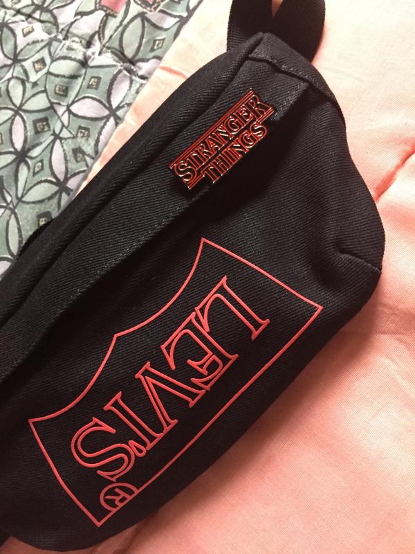 Levi s X Stranger Things Logo Sling Black Levi s US