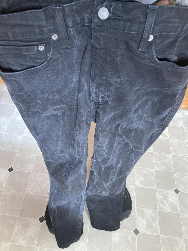 Black fades in hideous pattern after one wash
