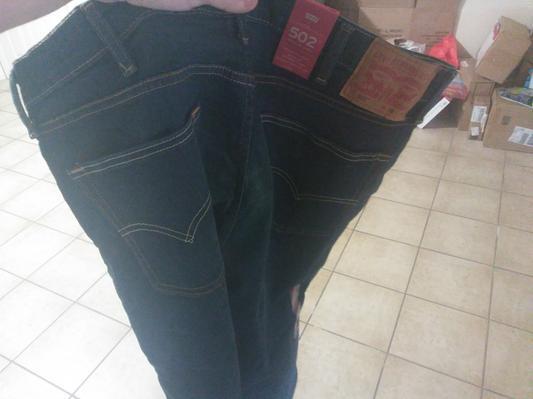 Back of jeans