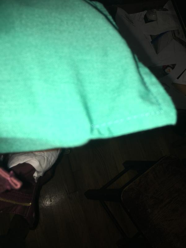 Extra pocket stitching.