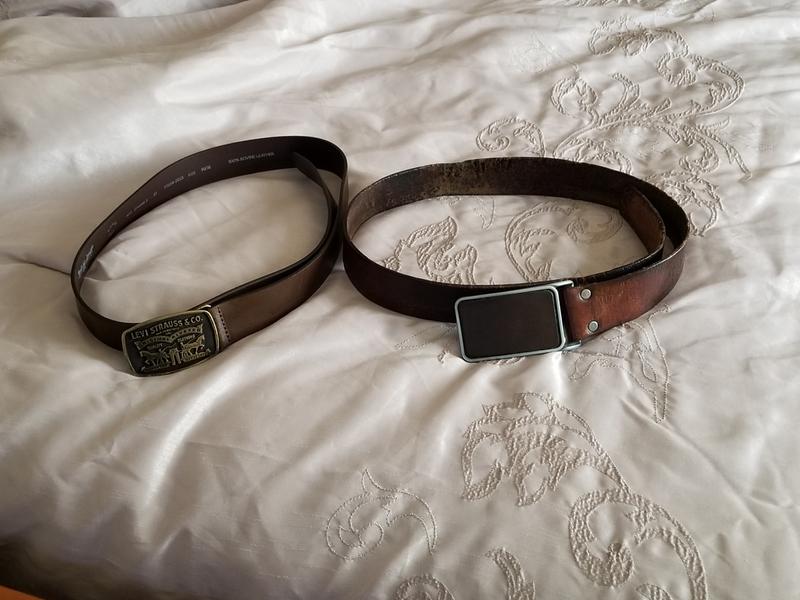 Two horse Pull Buckle Belt Brown Levi s US