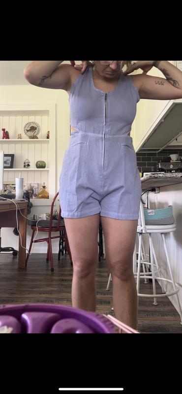 I am going to have to take multiple inches off the straps to make it fit like this