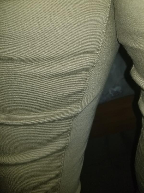 Closer view of inseam