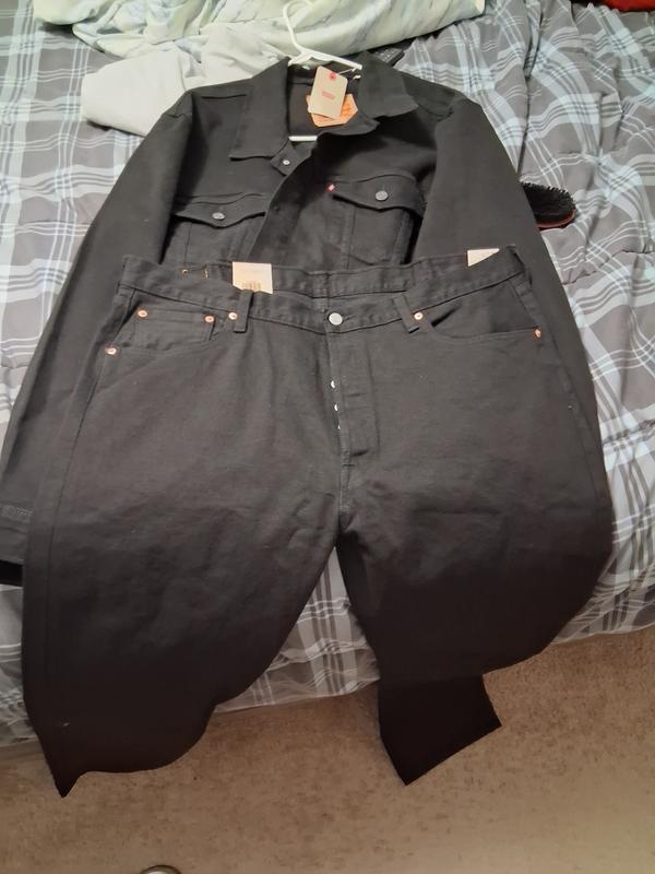 I got the whole hook up...Levi's men's jacket and 501 jeans. I've always wanted this outfit as a kid from back in the 80's.