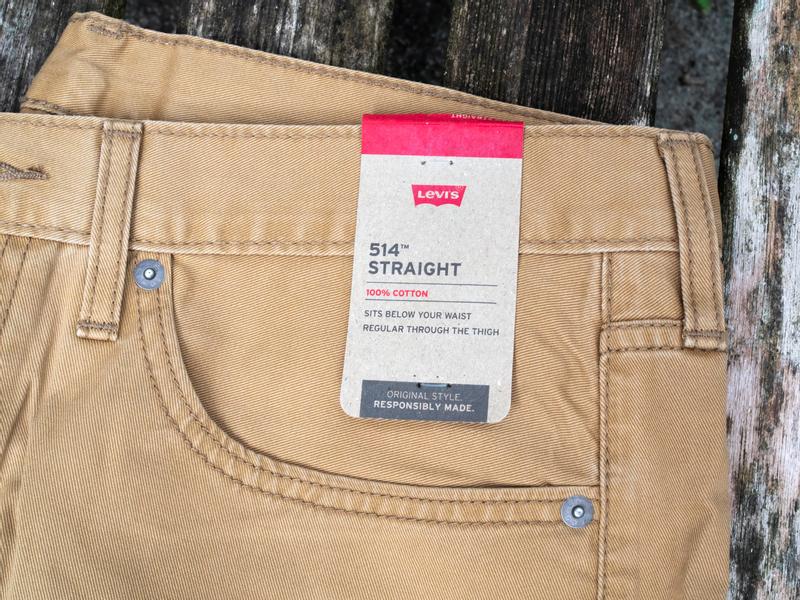 Levis 514 khaki best sale