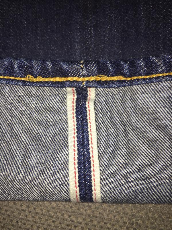 red selvedge inseam