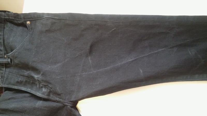 Après le premier lavage, avant de la cuisse gauche