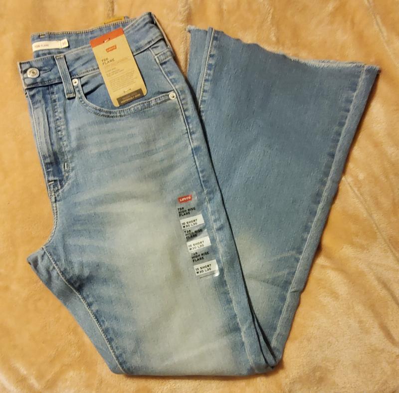 Levis - 726 High Rise Flare Women's Jeans