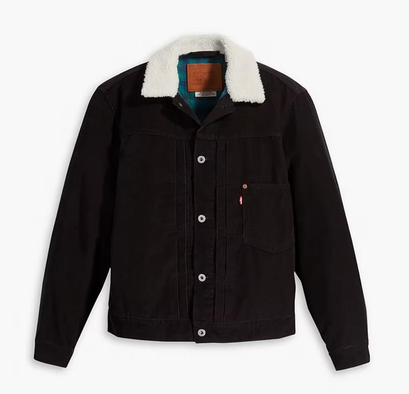 Lined Type I Corduroy Jacket - Black | Levi's® CA