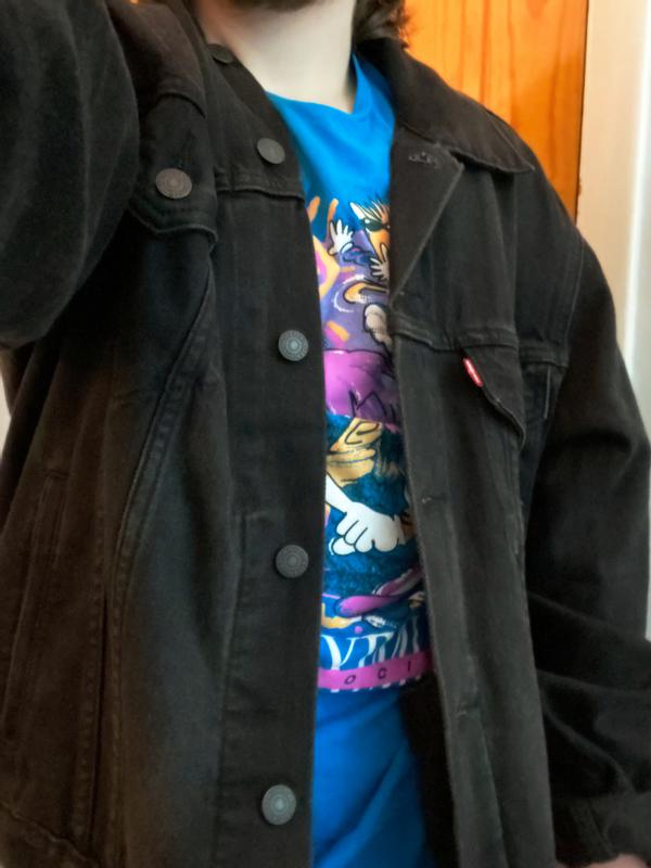 Me wearing the jacket.