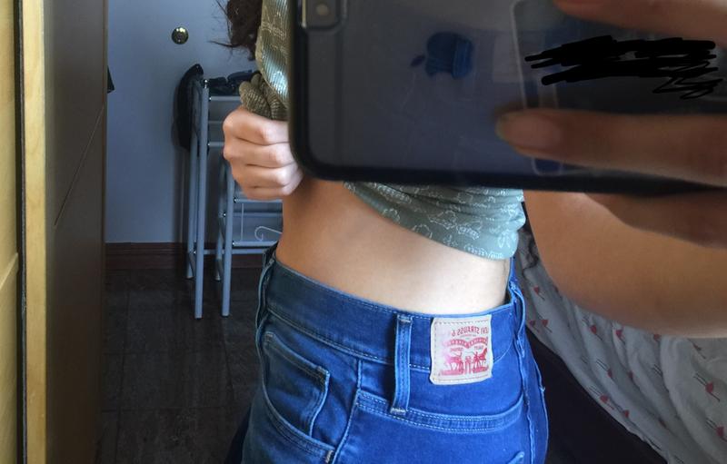 not horribly loose on the waist, but loose enough to where i feel like they'd fall down constantly