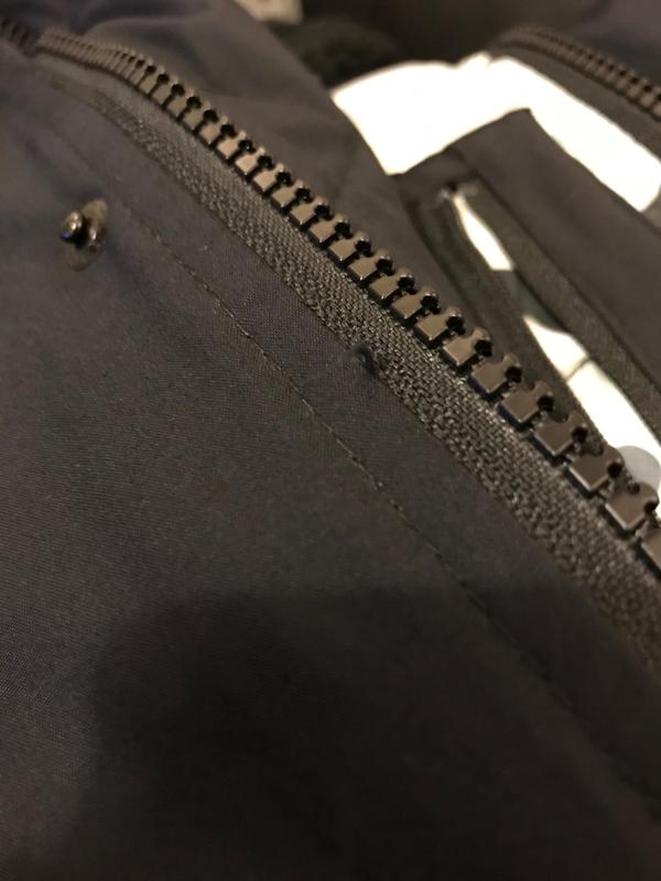 Zip threading coming loose
