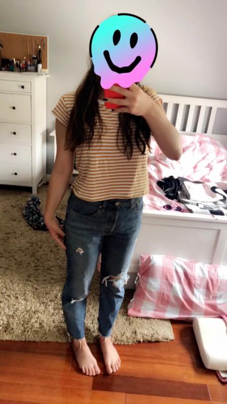 (I ordered mine in the "Time Lapse- Light Wash" color)