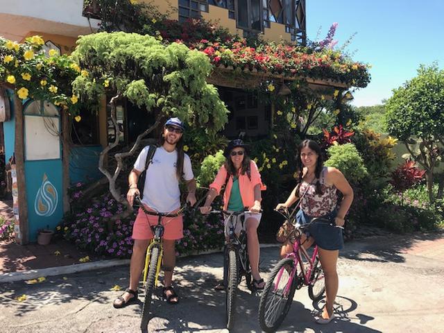Riding around the island with my son & daughter in my comfy & stylin' shorts!