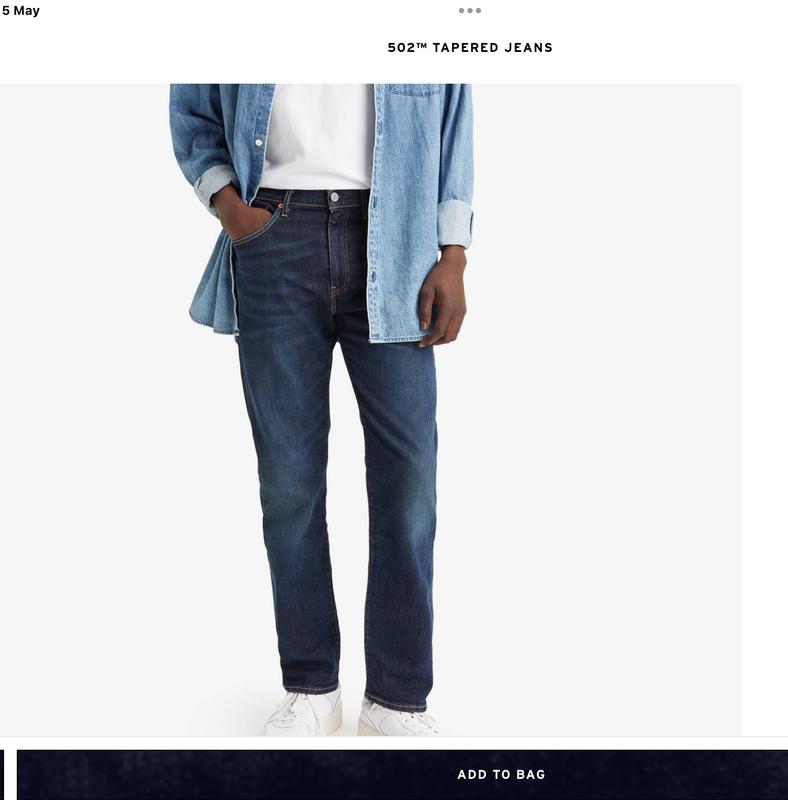 Jeans were significantly faded unlike the website
