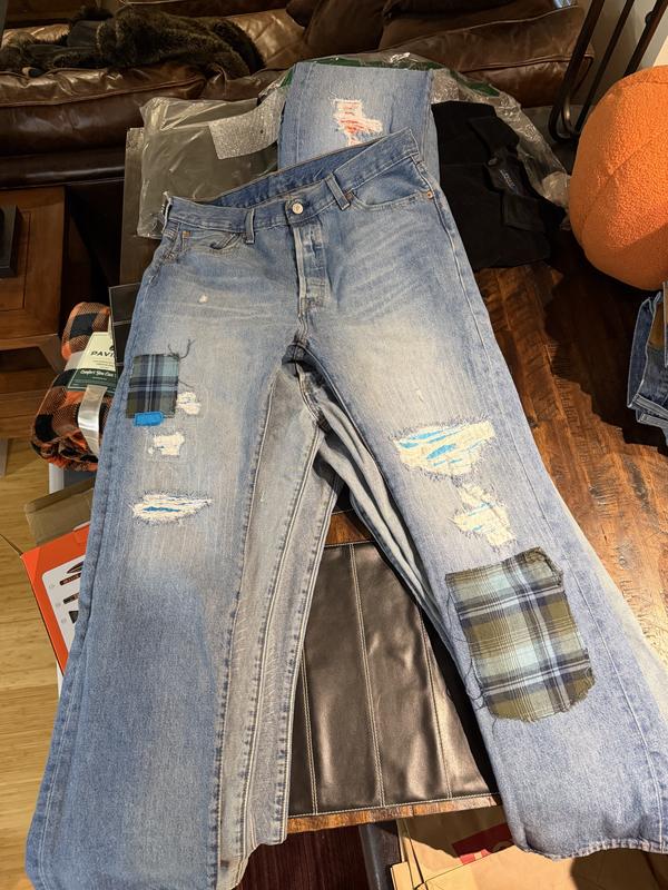 The SAME Jeans Patched and Stitched at Levi's Stores with Sewing Services!
