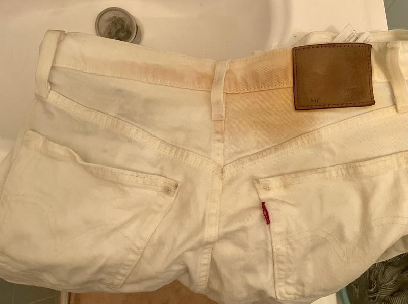The tag bled and ruined the shorts
