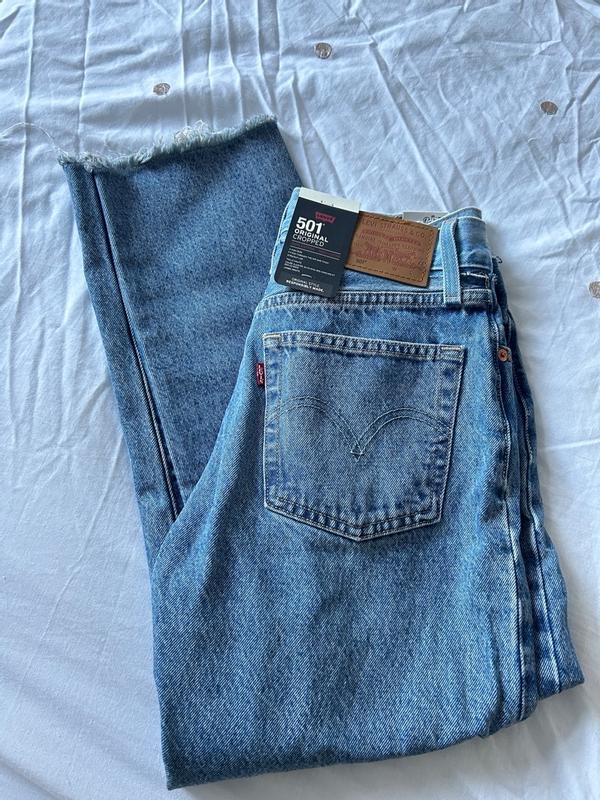 Levi s For Pari s Jean 501 Crop Bicolore Bleu Levi s FR