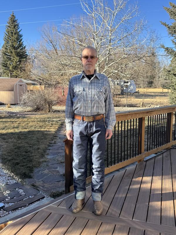 30x36 501 STFs before tub soaking (with 1980 Winter Olympics shirt and 1970s plaque buckle belt)
