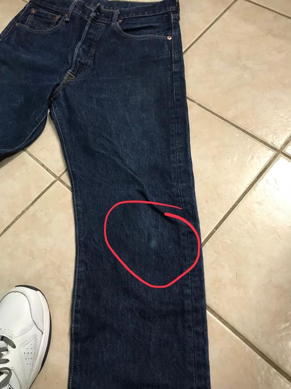 Jeans after 3-4 years and a hard fall on my knee