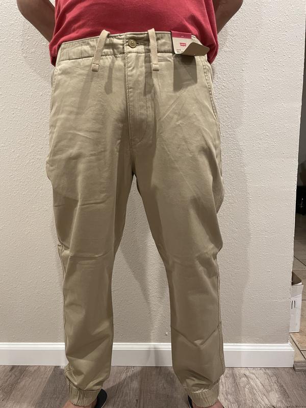 Button and elastic waist
