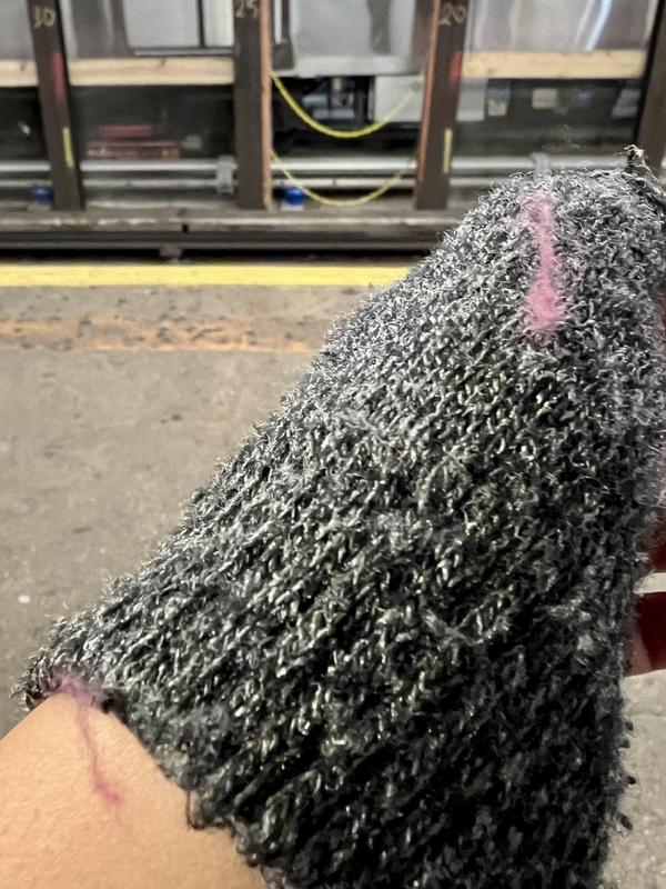 This is two of a hundred lint sheddings.