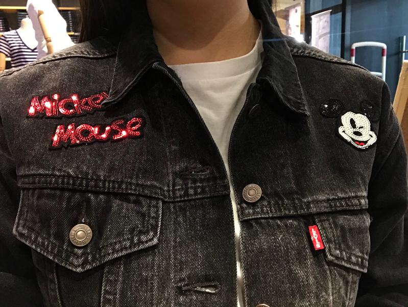 Jacket levis mickey mouse hotsell