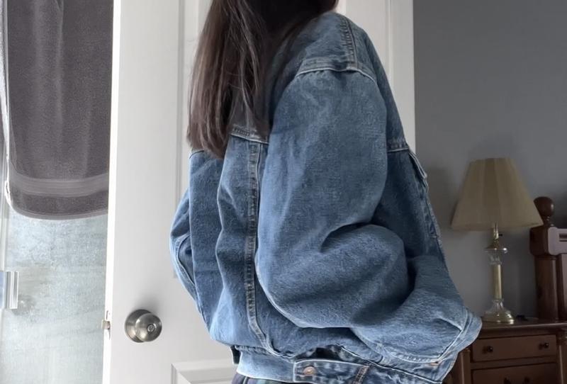 90s Sherpa Trucker Jacket - Medium Wash