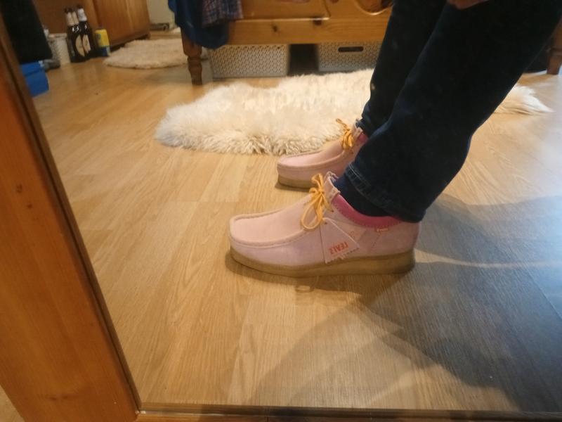 Levi's® X Clarks® Wallabee Shoe - Pink | Levi's® US