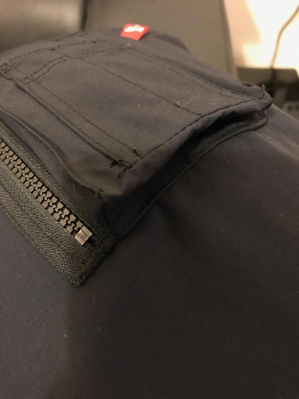 pocket threading starting to come loose