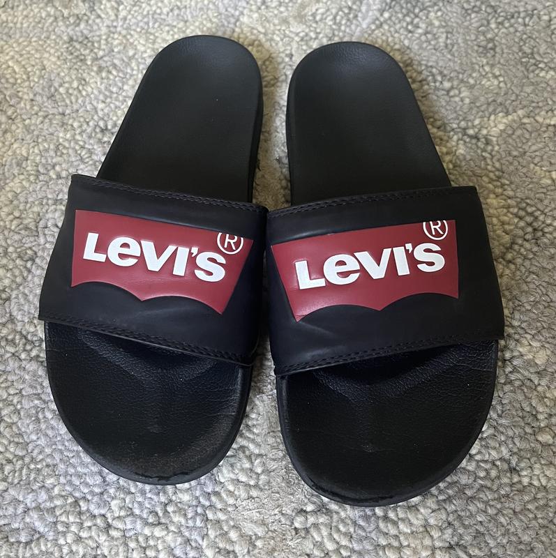 Levi’s® Slide Sandals - Black | Levi's® US