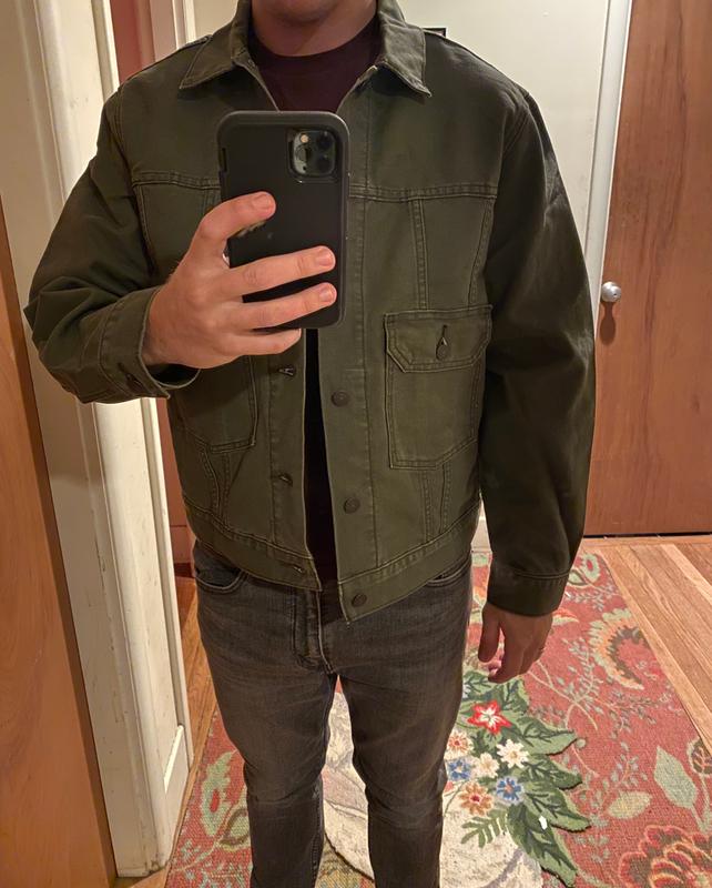 Rarelevis Commuter Trucker Olive Green Jacket/levis Multipocket Jacket/japan  Release/white Label 