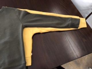 Sides and sleeves.
