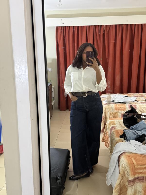 Jeans and white shirt