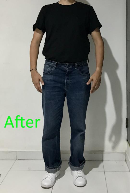 After. Nice result.