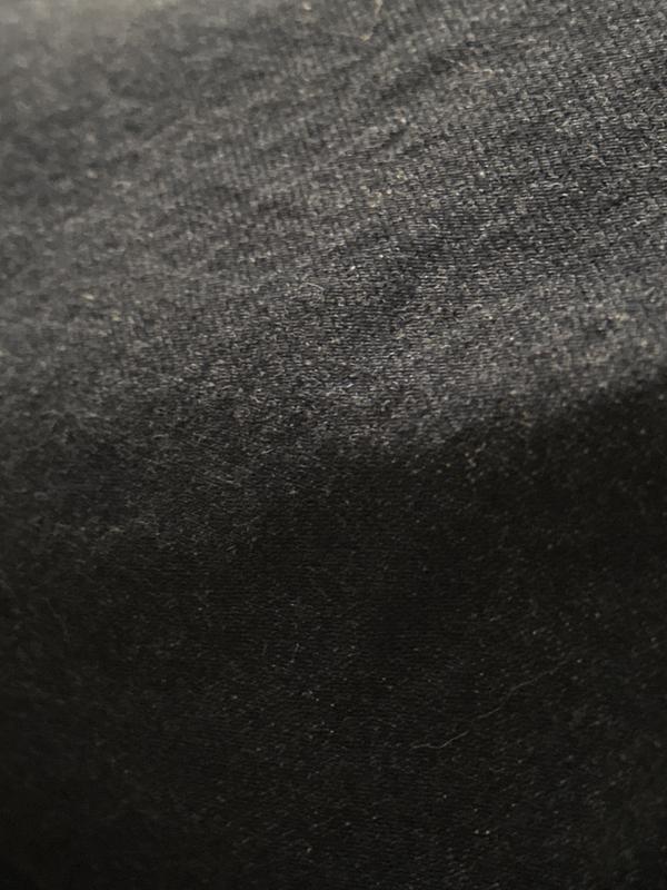 Close up of jeans post wash