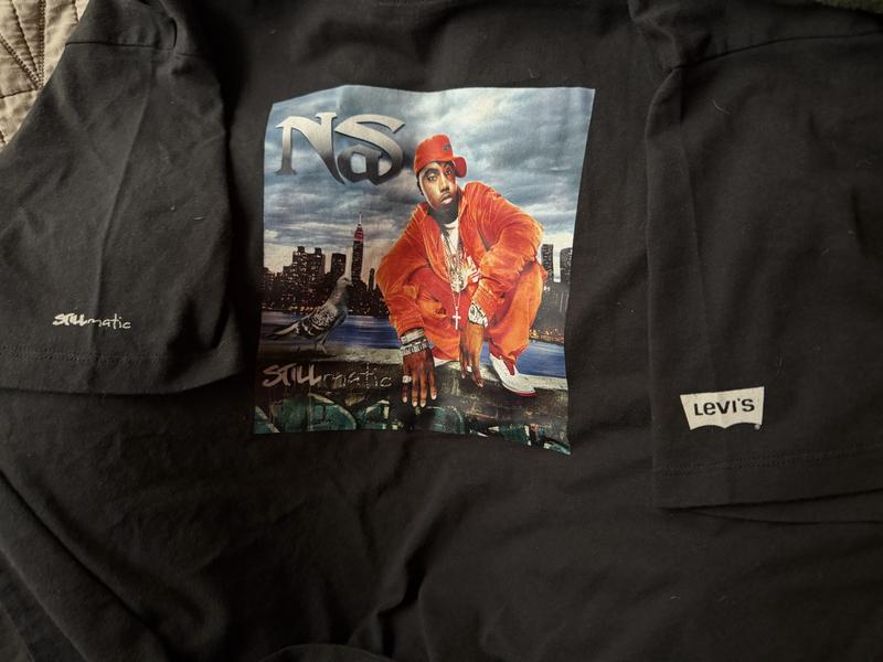 The sleeve has the album and Levi’s stamps on it