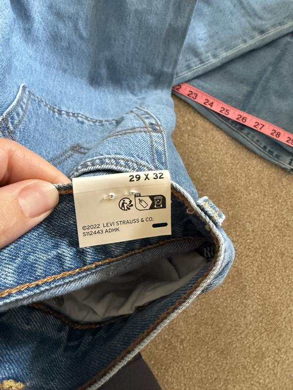 Tag shows 32” inseam. WRONG!!!