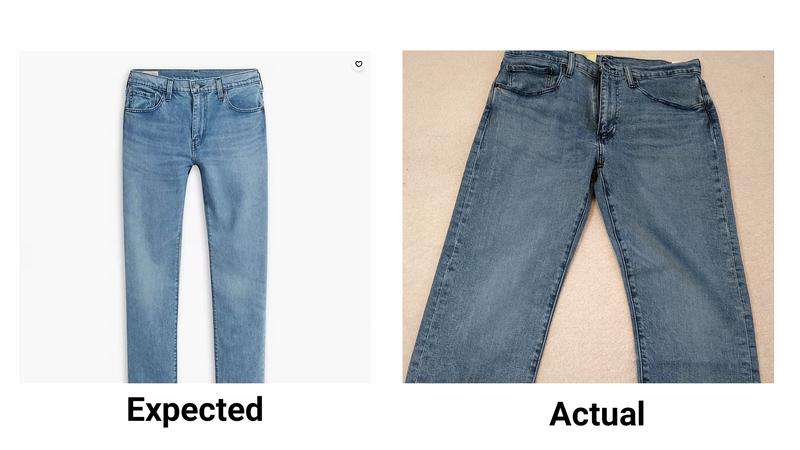 Website 502 Paros Sky is Blue jean compared to actual