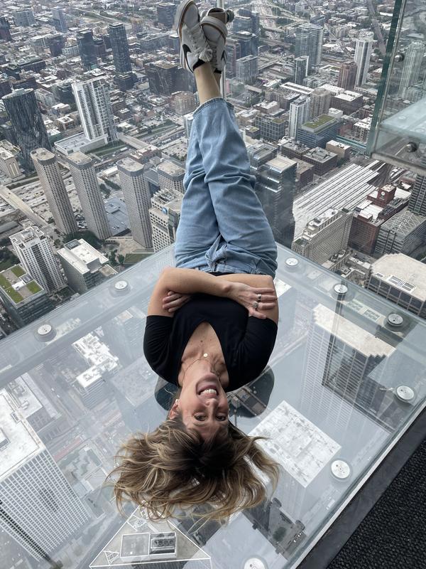 The Ledge in Chicago - not a great pic of the jeans but the only one I have so far