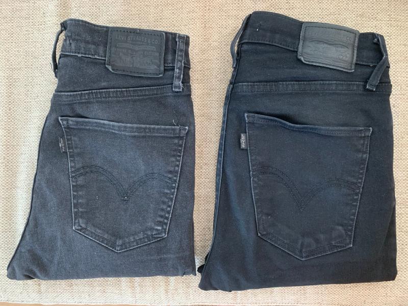 New ones on the left, old ones on the right