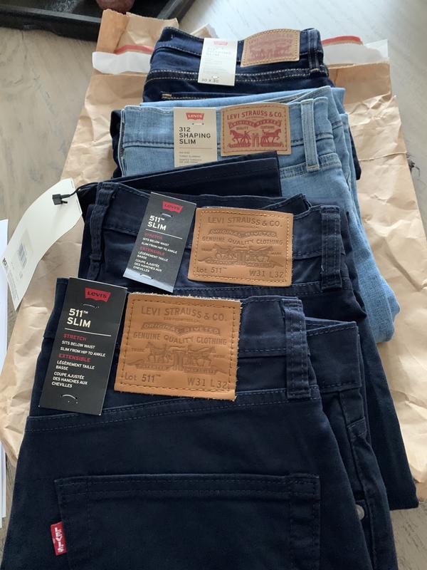 LEVIS PREMIUM 511 SLIM FIT STRETCH COOL JEANS BLUE MEDIUM WASH MENS SIZE  34X32