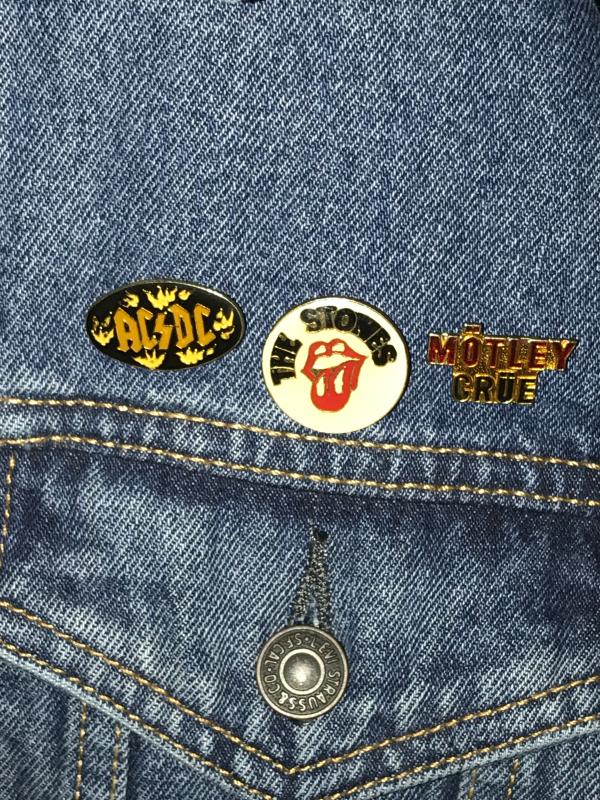 My new jacket and my new addiction to buying lapel pens thank you Levi’s