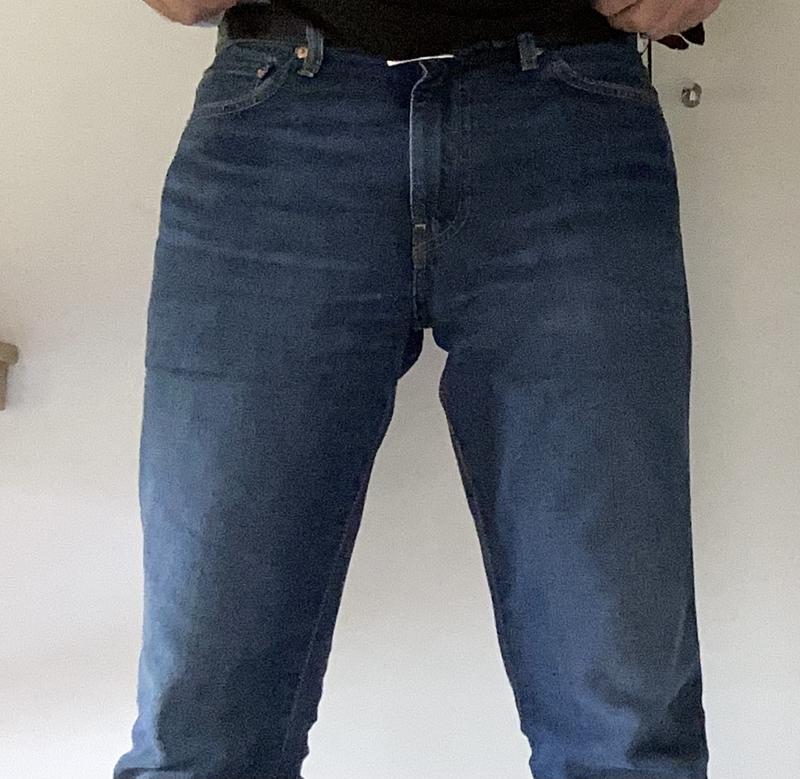Jeans puestos después de  1 lavado y varios usos.