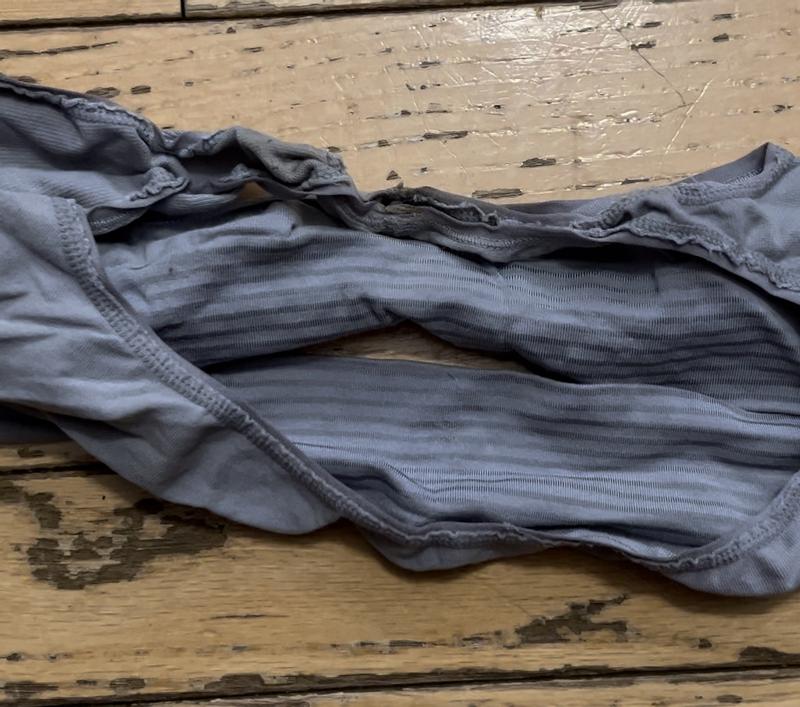 Old bloody panties found inside my just ordered jeans