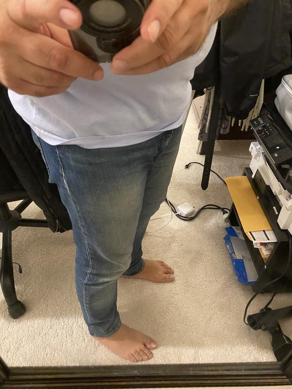 That last photo is of the same Levi’s jeans after three years of wearing them nonstop — and they still didn’t tear!