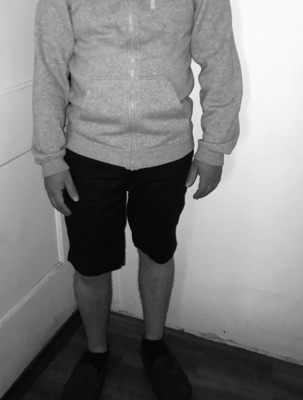 My black taper shorts